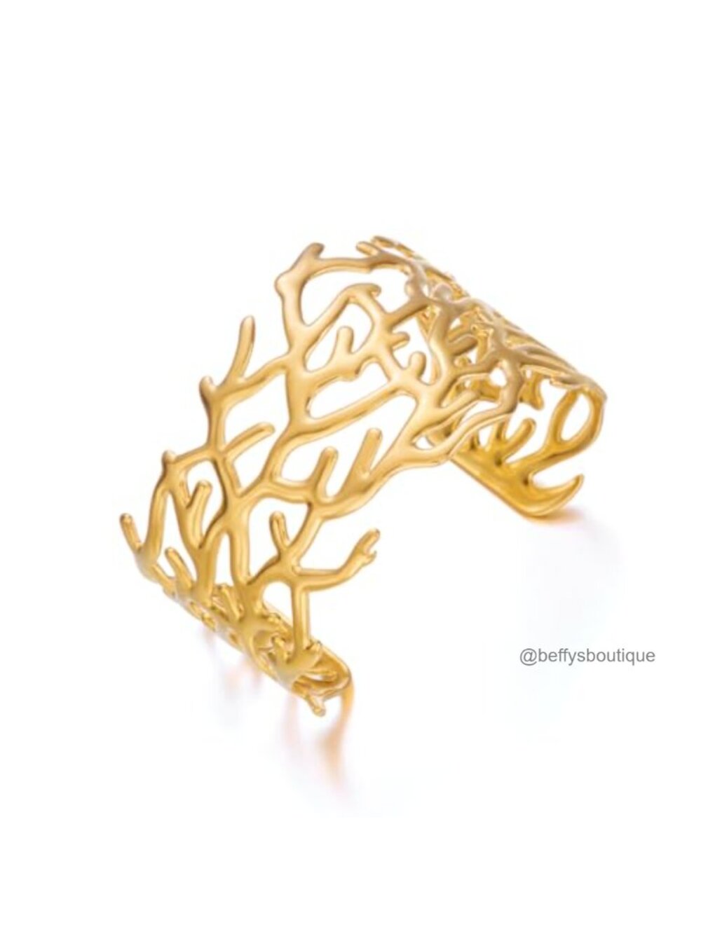 Wide Chunky Gold Cuff Bracelet for Women Open Adjustable Bangle